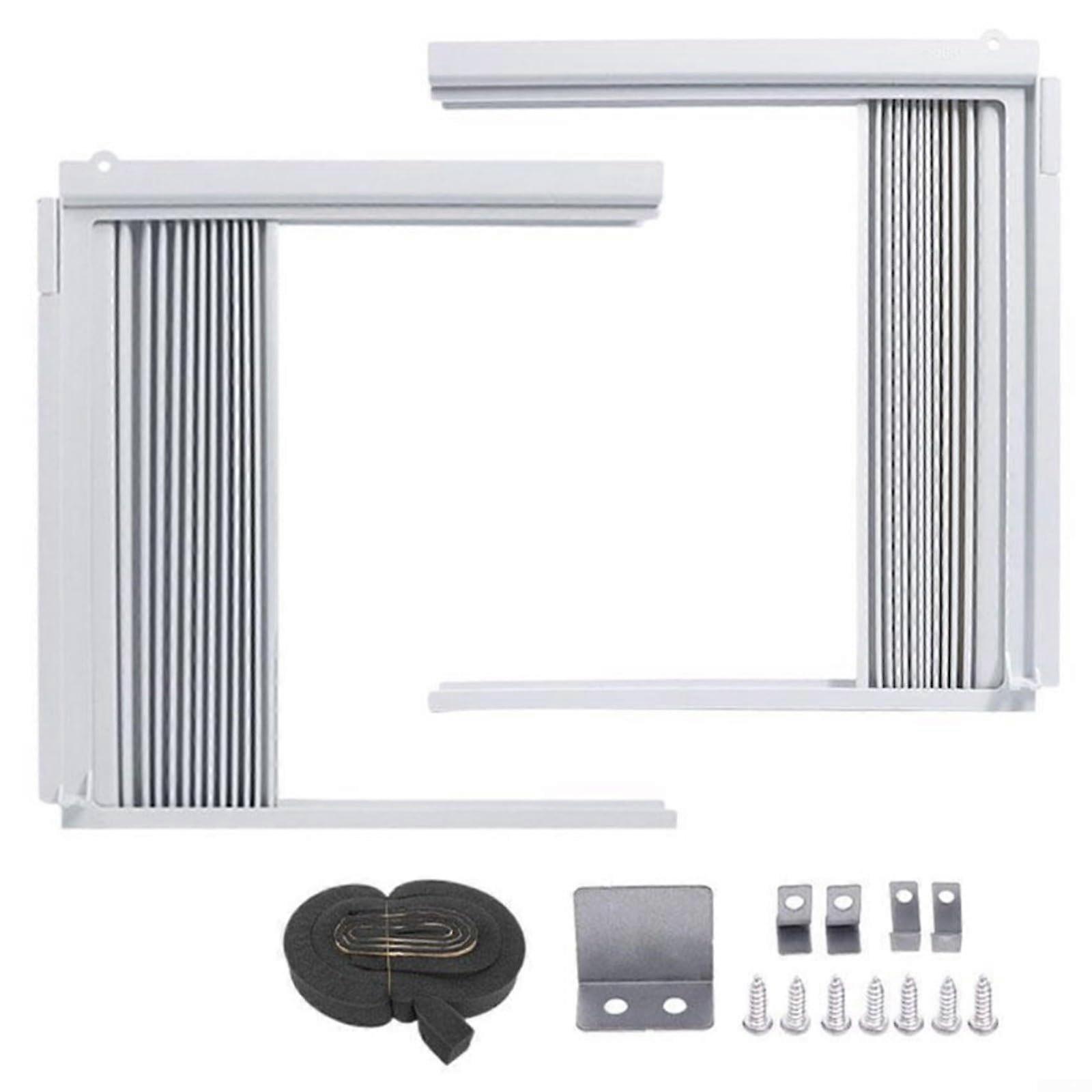 Window Air Conditioner Side Panels Adjustable AC Installation Kit Energy Saving Easy Install