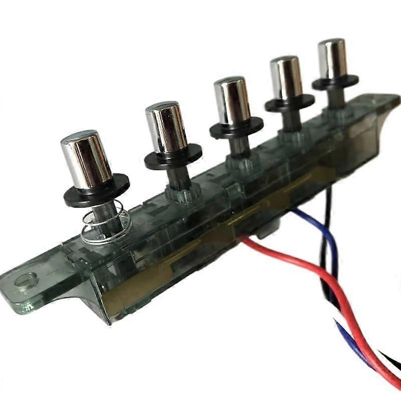 Universal 5 Button Range Hood Switch Control Panel Replacement, Durable Build, Easy Control