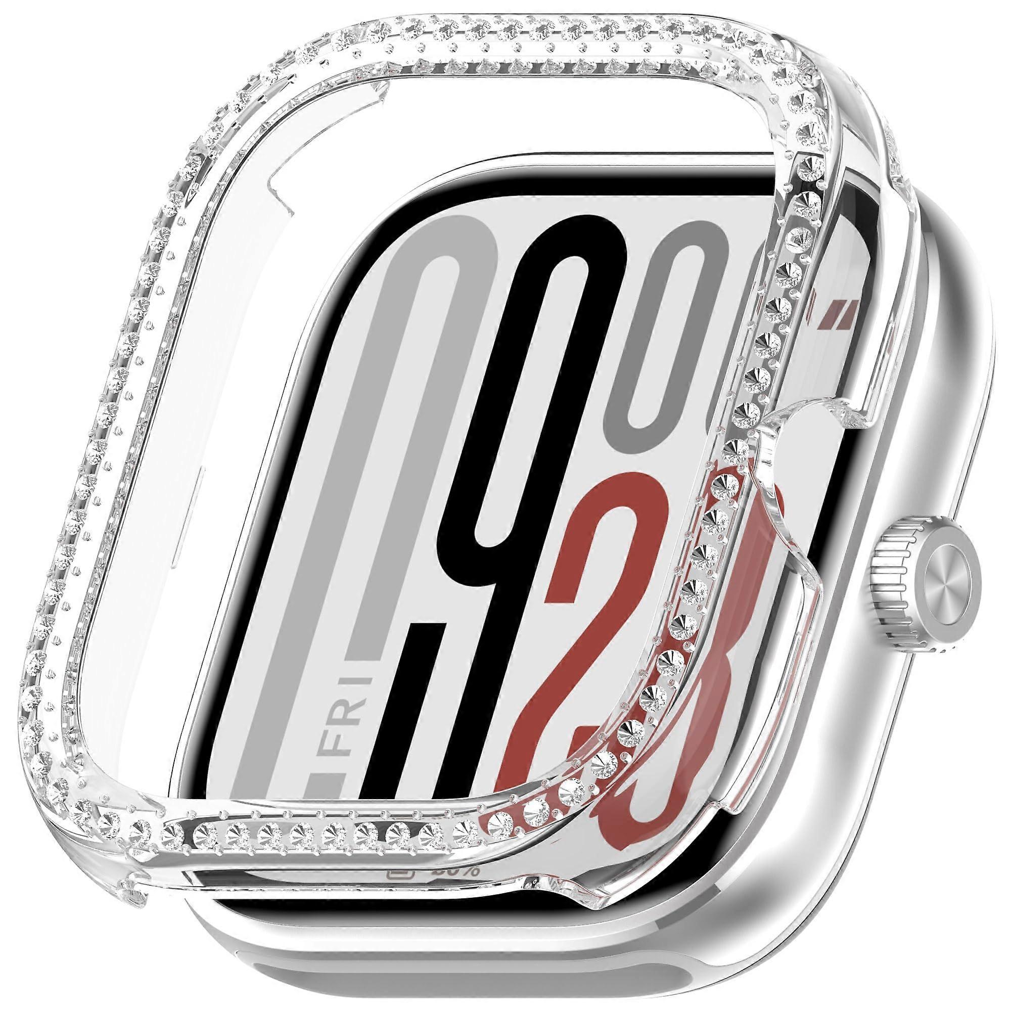 Clear Crystal Trim Scratch Resistant Shockproof Slim Protective Cover Case for Redmi Watch 5