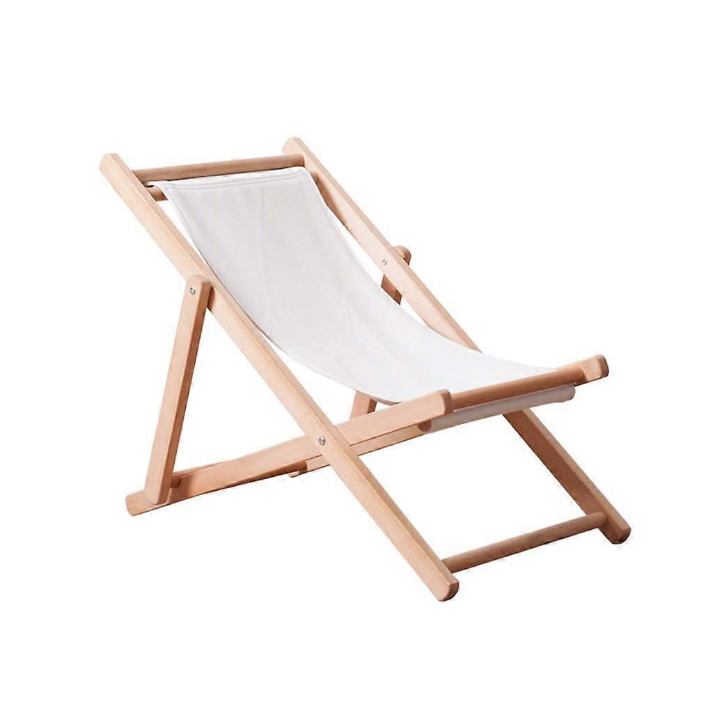 Camping Chair with Solid Wood Frame, Compact Folding Design for Hiking, Picnic, Beach, Red