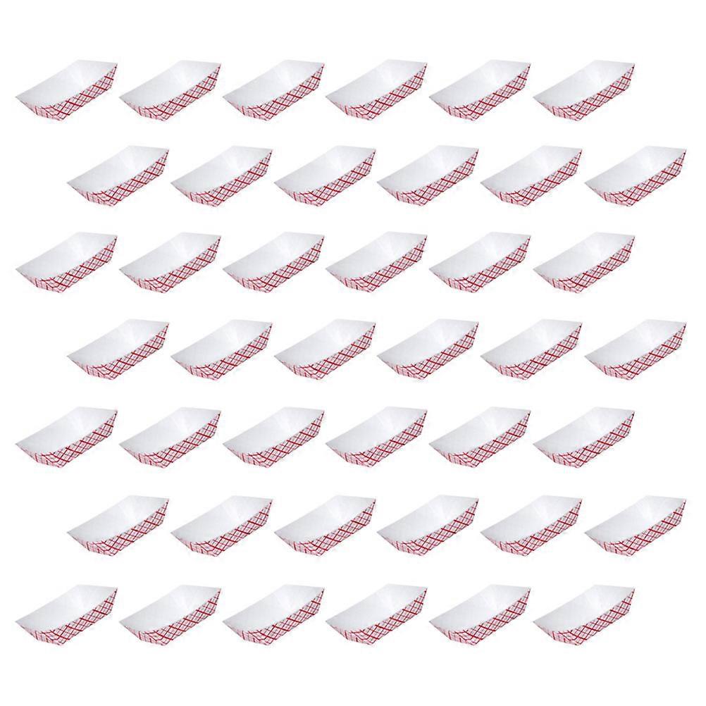 Household Food Tray for Snack Serving 50Pcs Multi-Function