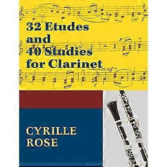 32 Etüden und 40 Etüden für Klarinette: (Dover Chamber Music Scores)