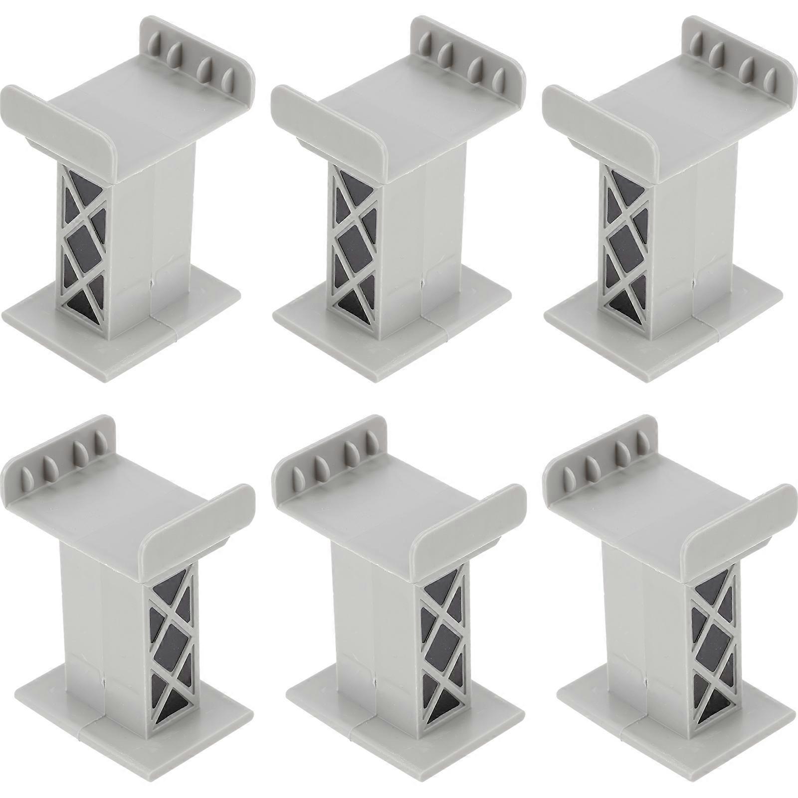 Train Bridge Riser Toys for Playing 24Pcs Train Track Support Accessories