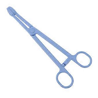 Lizards Stool Clamp Plastic Clamp for Cleaning Use 2Pcs Blue Handle