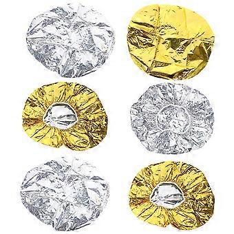 Bonnets en aluminium isolants thermiques pour coiffure et coloration, lot de 6, pour usage en salon