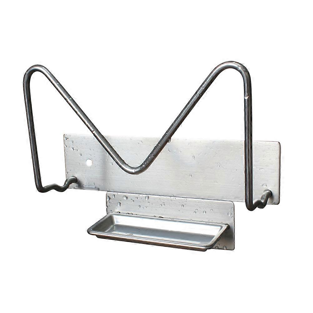 Pot Lid Holder Wall-Mounted Storage Rack for Kitchen Use 1Set