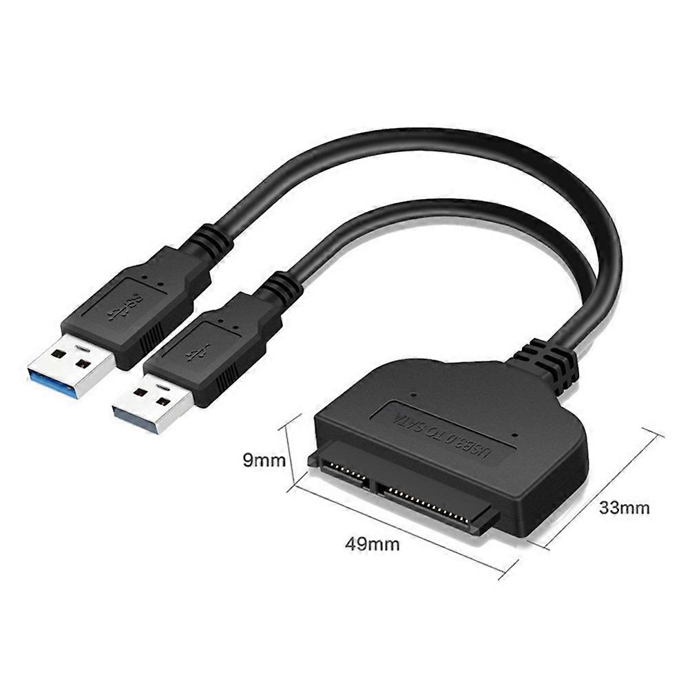 External Hard Disk Adapter for Data Transfer 2 in 1 to USB Cable