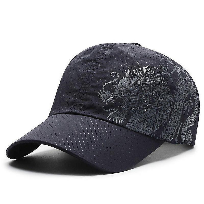 Unisex Baseball Cap UPF 50 Unstructured Hat with Foldable Long Large Bill