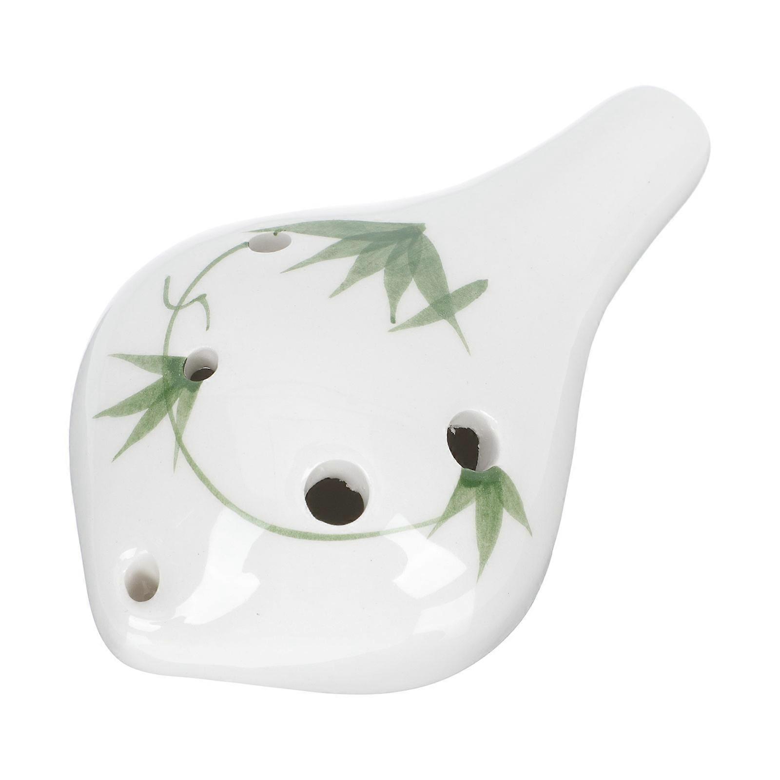 6-Hole Ceramic Ocarina for Children Beginner Practice Use
