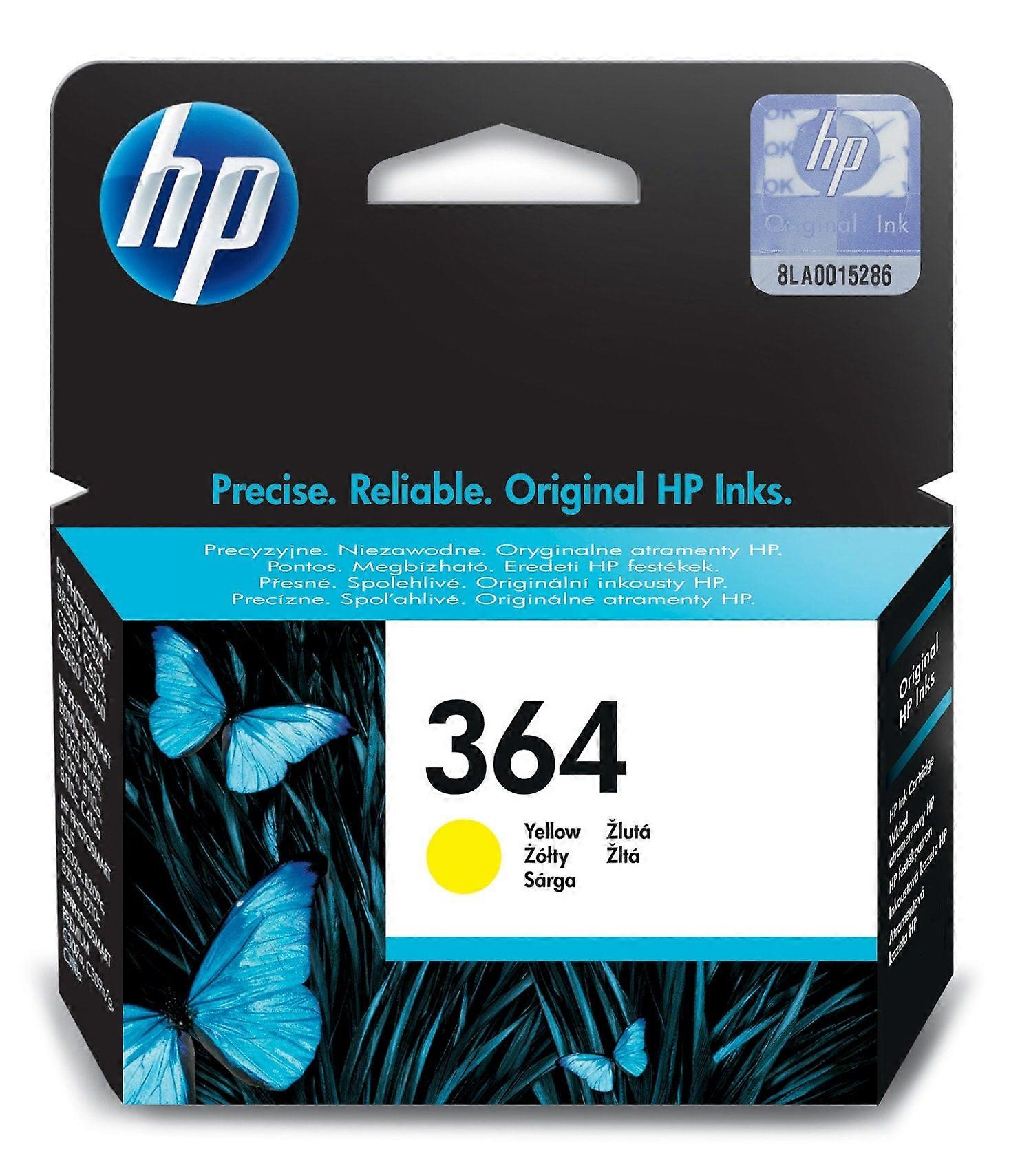 HP 364 gul blæk