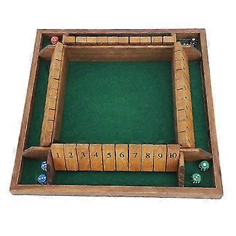 4 Speler Shut The Box Game Interactief Eindeloos Fun Pub Bordspel Shut The Box Bordspel met 8 Dobbelstenen