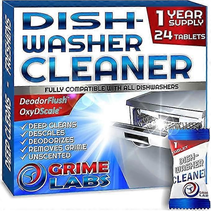 Dishwasher Detergent Scale Remover Tablets12 Months(24 Tablets)