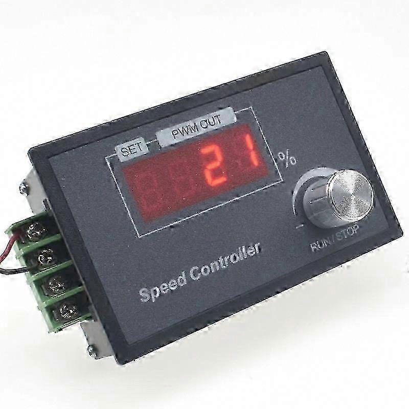 DC6-60V PWM Motor Speed Controller with Encoder Knob, Adjustable Frequency