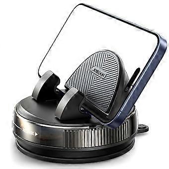 Car Phone Mount, 360 Rotatable Silicone Non-Slip Dashboard Holder for Smartphones up to 6.7 Inches, Black