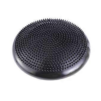 Wobble Cushion Inflated Stability Disc for Core Strength Black