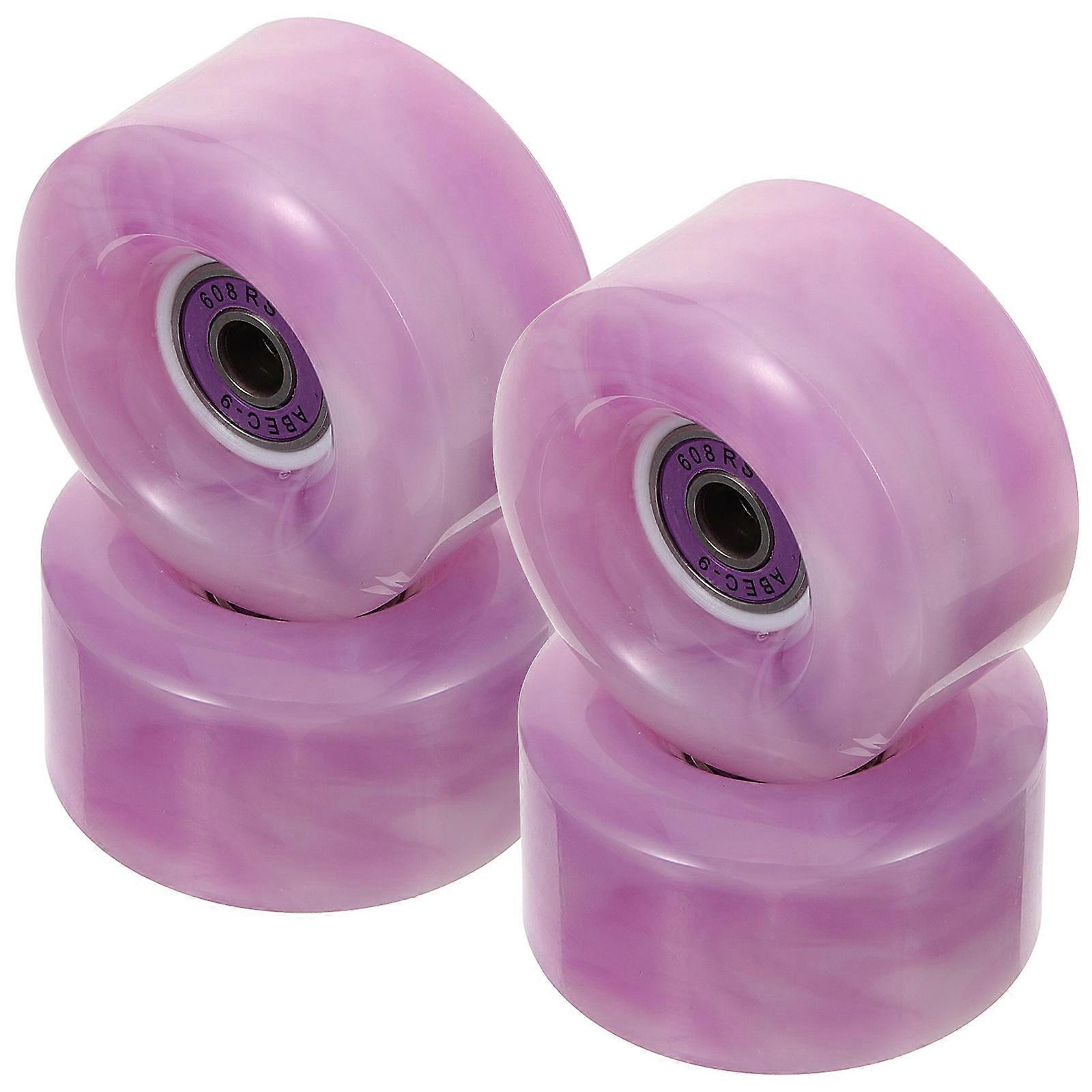 4Pcs Roller Wheels Replaceable Skate Wheels Replacements Decorative Skate Wheels Roller Skating Wheels