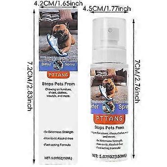 Dog Bite Deterrent Spray, Scratch & Marking Prevention Spray Gentle Formula, Highly Effective Indoor/Outdoor Training Corrector Prevents Scratching &