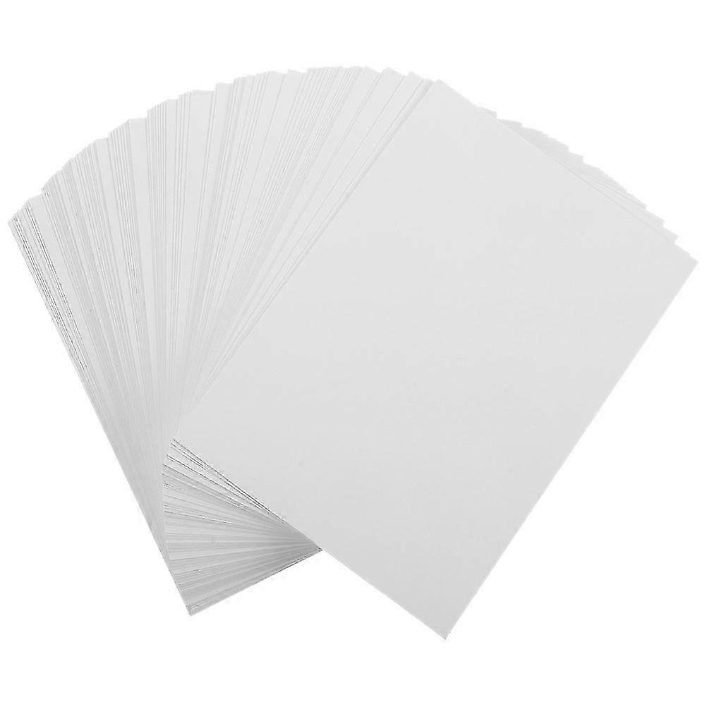 Photo Printer Paper High Glossy Rectangular compatible with Personal Use Professional Use Compatible Printers 100Set