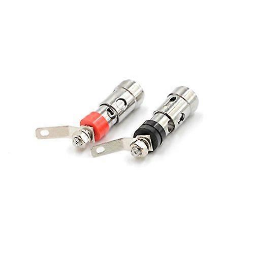 Spring Loaded Speaker Binding Posts Red and Black Banana Plug Terminals Quick Connect Panel Mount