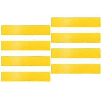 Tennis Training Marker Yellow PVC for Football Basketball 8Pcs Pack