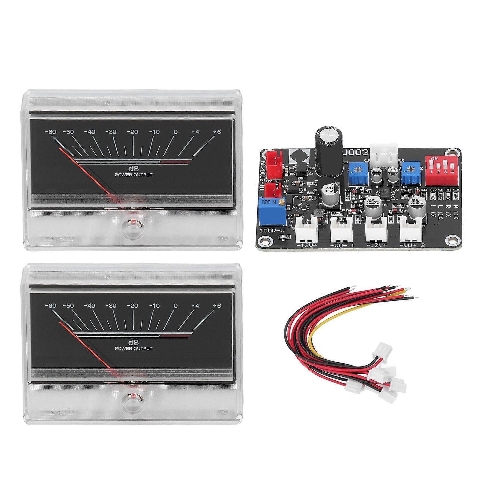 VU Meter Sound Audio Level Indicator Pre Amplifier Amp with Driver Board Set Kit