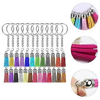 Flow Tassel Keychain Pendant DIY Keychain Accessories 50Sets