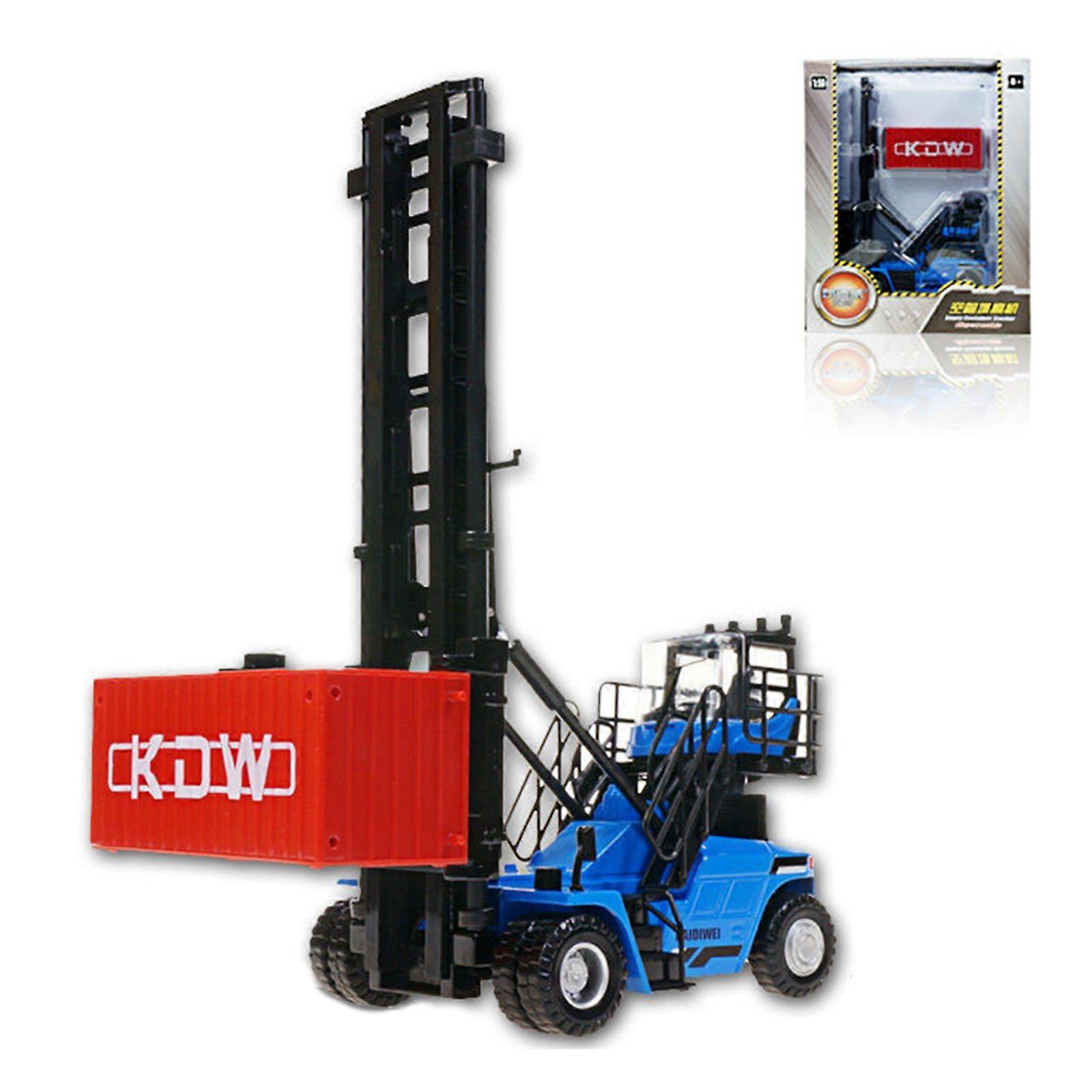 1/50 Scale Empty Container Stacker High Simulation Alloy Engineering Vehicle