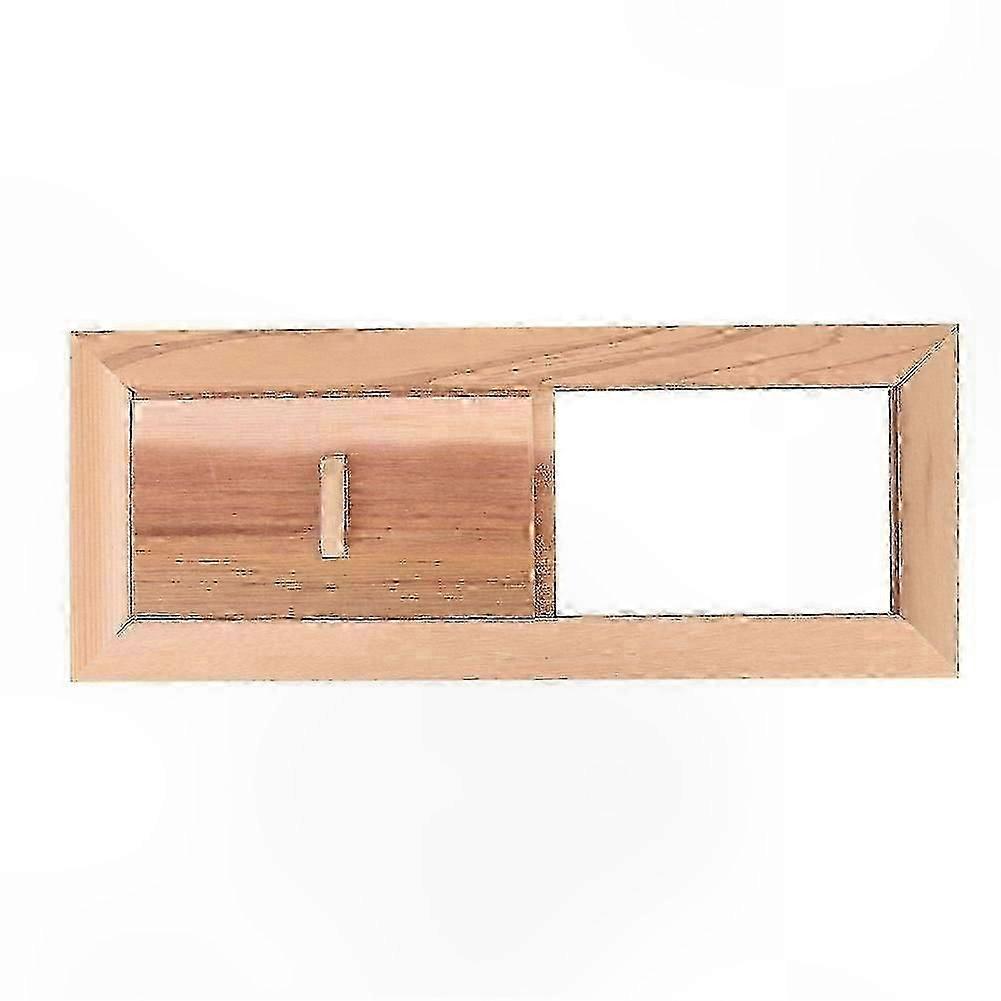 Cedar Sauna Vent Panel - Adjustable Wooden Air Ventilation for Efficient Circulation