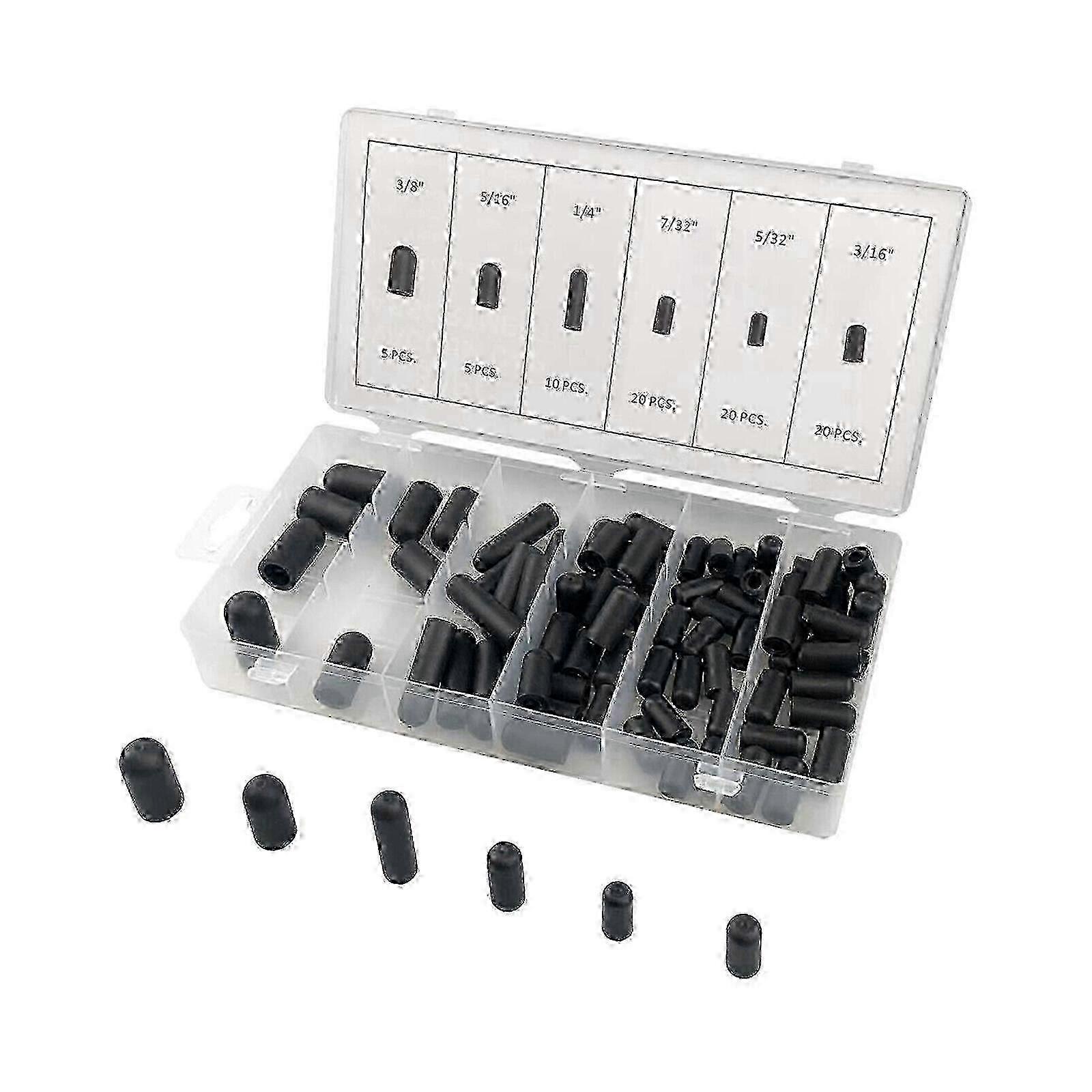 80Pcs Elastic Vacuum Cap Assortment