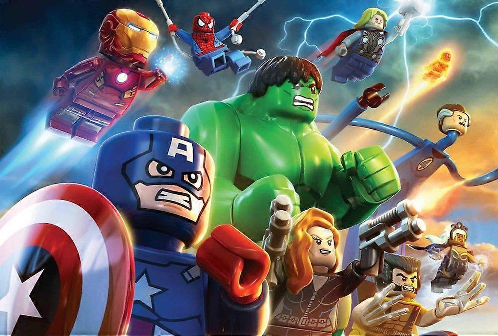 Puzzle LEGO SUPERHERO, model ZRB385.