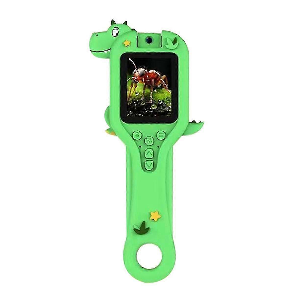 Children Electron Microscope Handheld 500x Magnifying Digital Microscope for Kids Educational Scienc