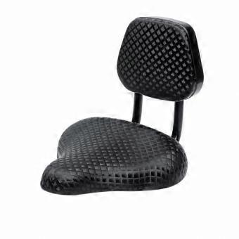 Bike Seat with Backrest Oversized for Daily Commuting