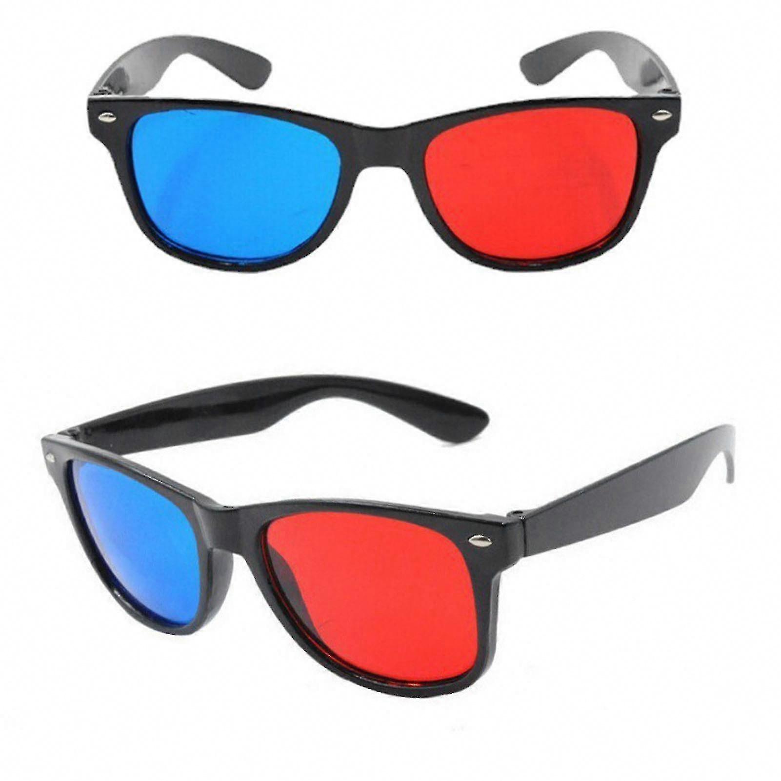 3D Glasses Simple Style Red Blue for Stereoscopic 3D Viewing