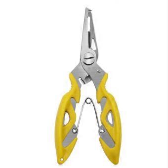Metal Split Ring Pliers for Fishing Saltwater Resistant Braid Cutters Crimper