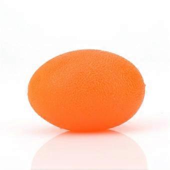 Silicone Massage Therapy Grip Ball for Wrist Finger Strength Exercise Stress Relief(Orange 20)
