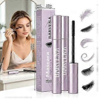 Long Lasting Curling Black Mascara Water Resistant Formula Gentle For Mature Lashes All Day Wear Jry