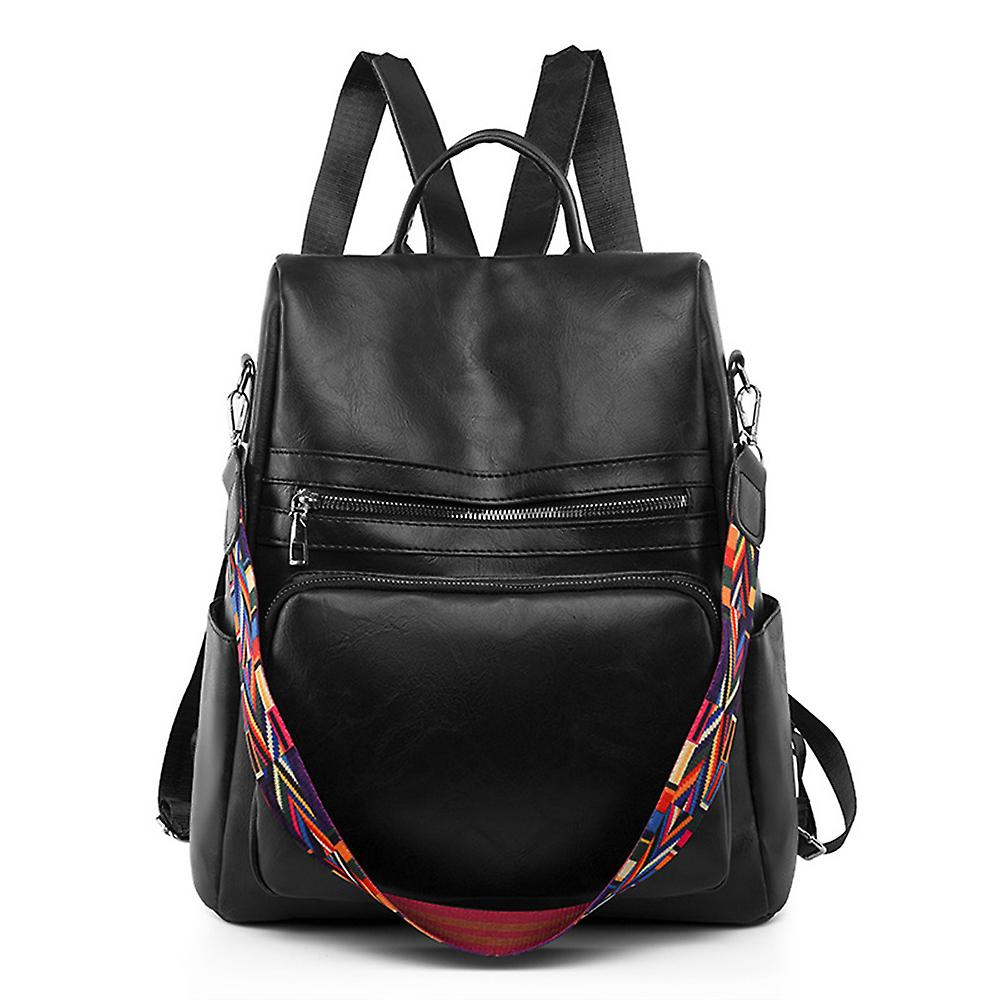 Leather Casual Backpack Backpack Shoulder Straps Relieve Shoulder Pressure Suitable
