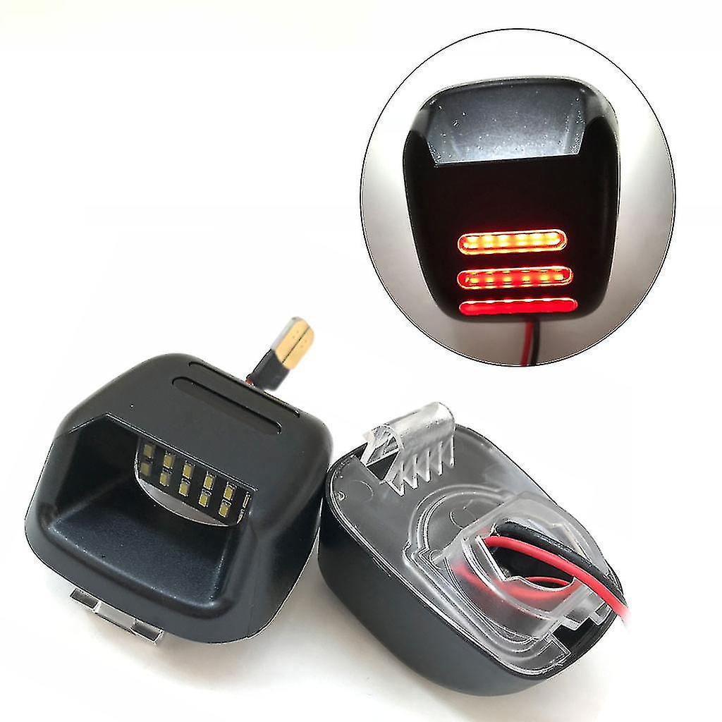 For Navara D40 Frontier Led License Plate Tag Light Step Courtesy Lamp Taillight