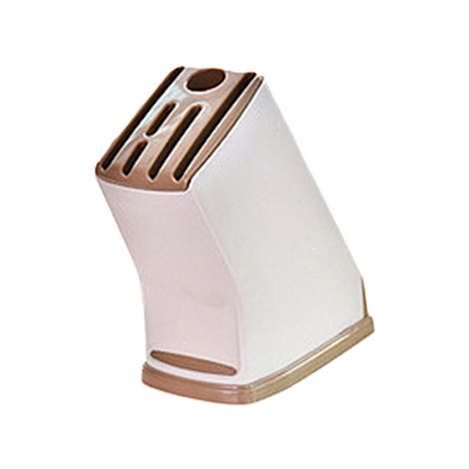 Plastic Knife Holder Knives Storage Draining Rack Drainage Cutlery Rack