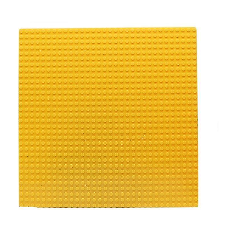 32X32 Light Yellow Plastic Assembly Blocks Base Plates Figures City Classic