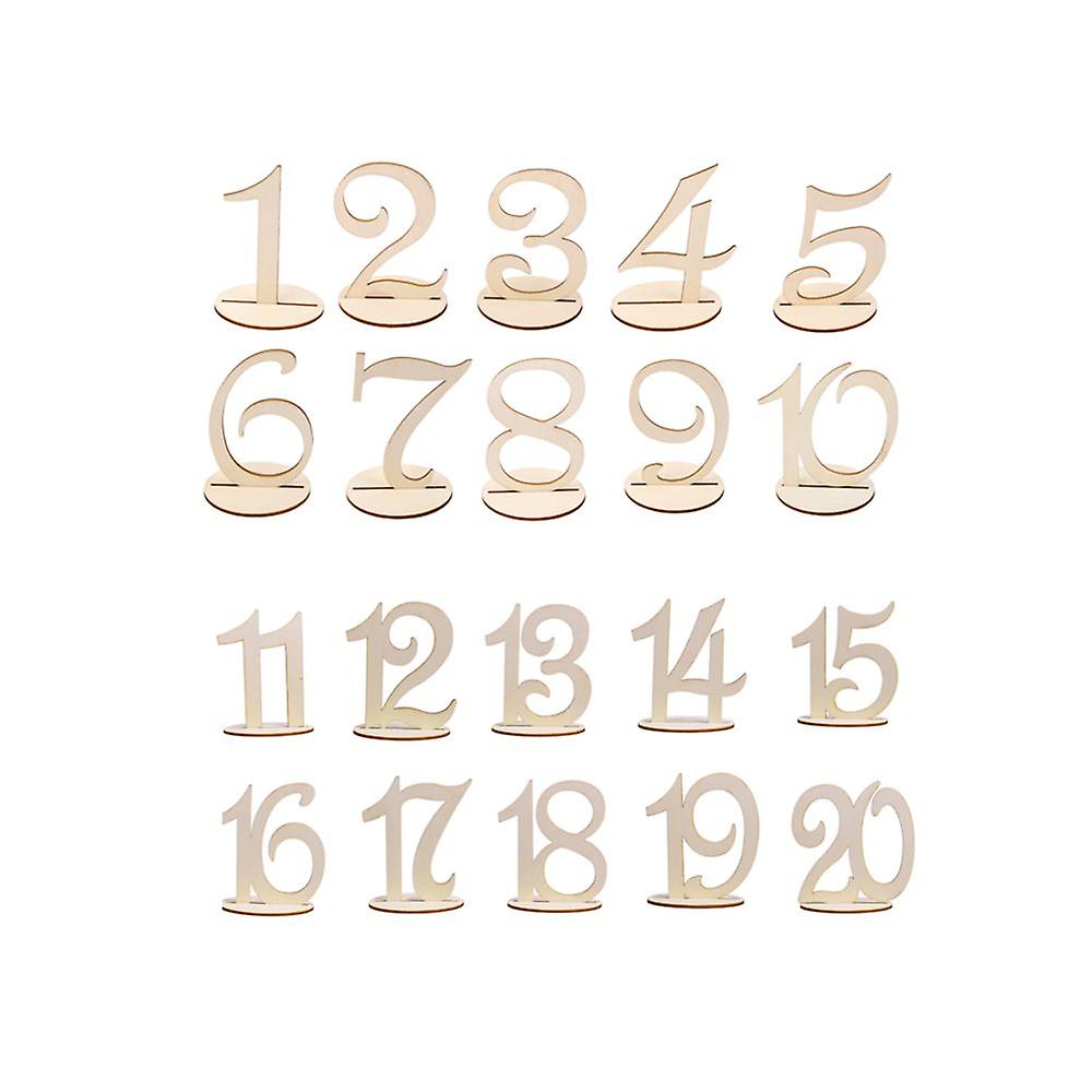 Wood Table Number