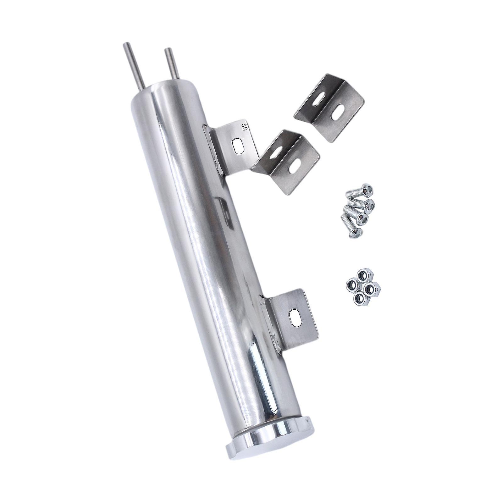 10x2inch Overflow Catch Tank Durable with Brackets Fit for Automotive