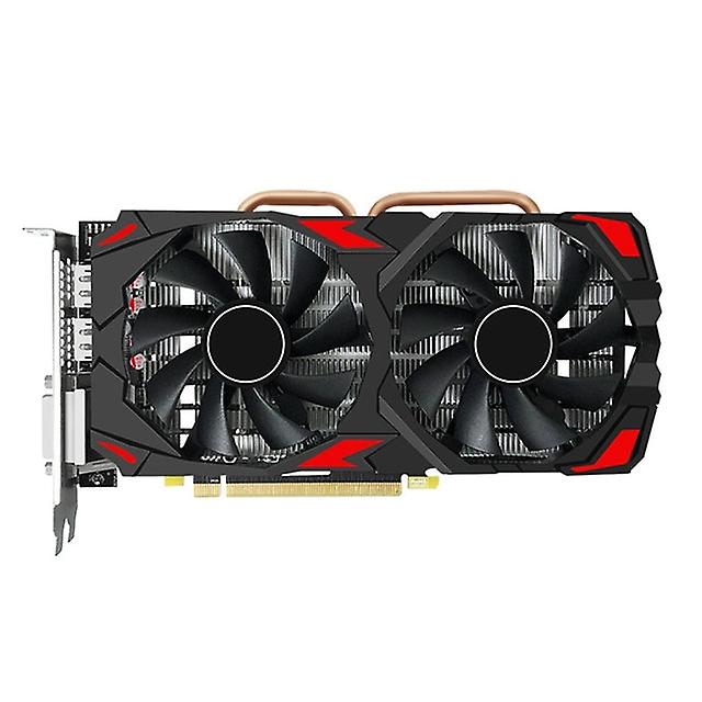 Rx580 8gb For Amd Game Graphics Card Ddr5 256bit 2048sp 1284m/8100mhz Pci-e3.0 16x 3xdp 1xhd 1xdvi 8pin Dual Fan Card