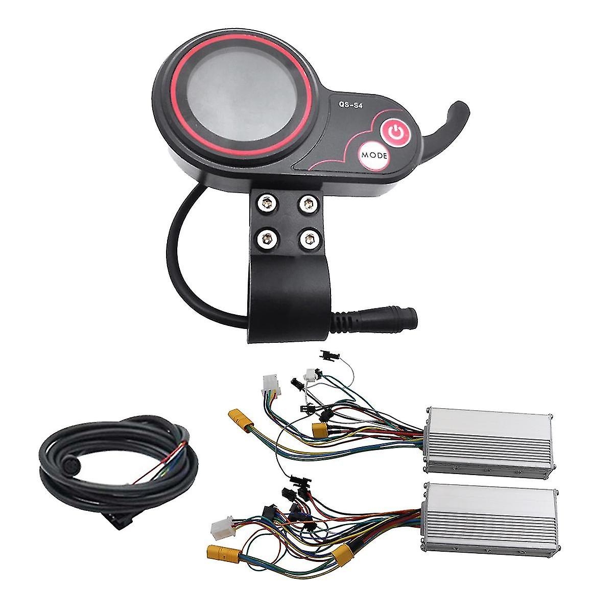 Qs-s4 72v Thumb Throttle Lcd Display Meter 6pin + 48V 800w Dual Drive Controller Only For Zero 11x E