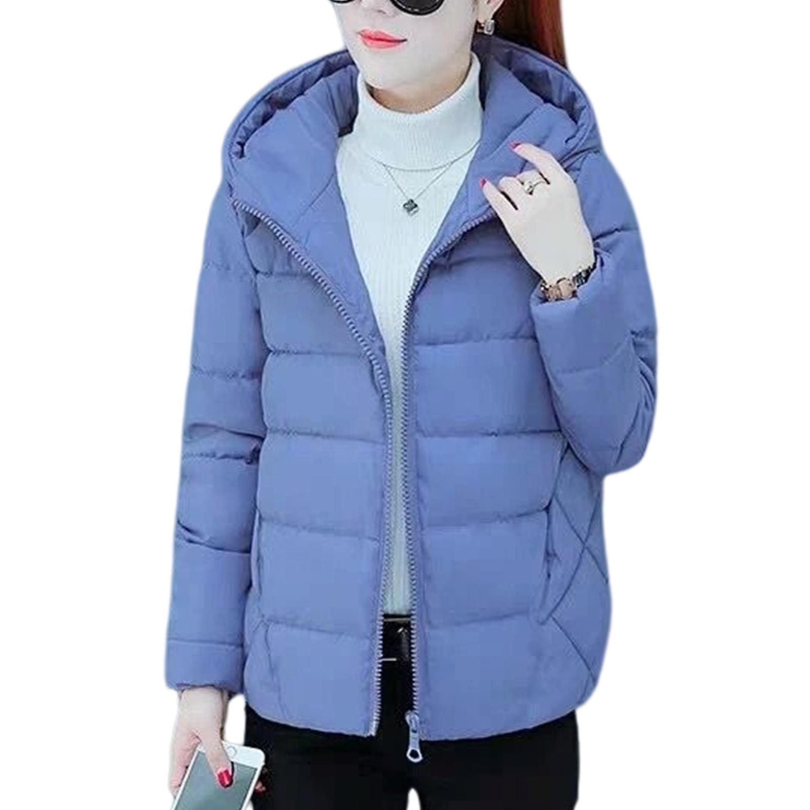 All-match Hooded Cotton Coat Oversize Thicken Solid Color Coat Suitable For Going Shopping Wearing