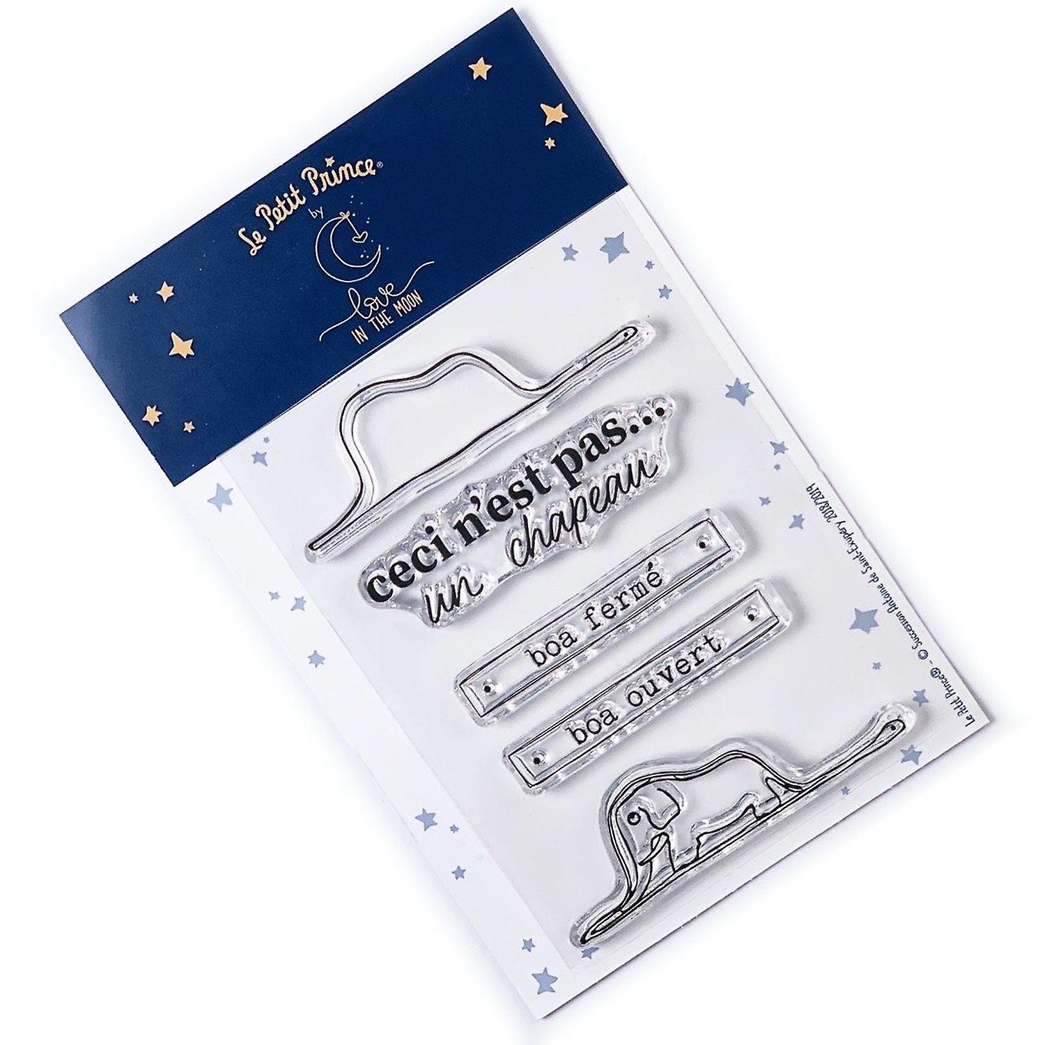 5 Clear stamps - The Little Prince - Elephant Boa