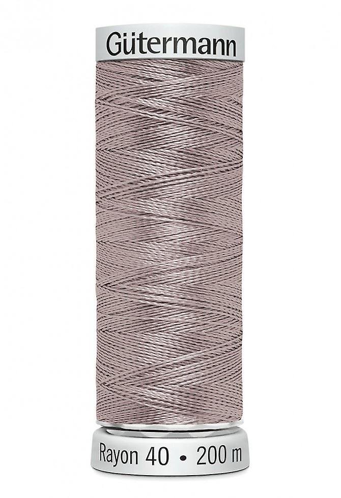 خيط تطريز رايون حلقي من Gutermann No 40 200 م 1213 - لكل منهما