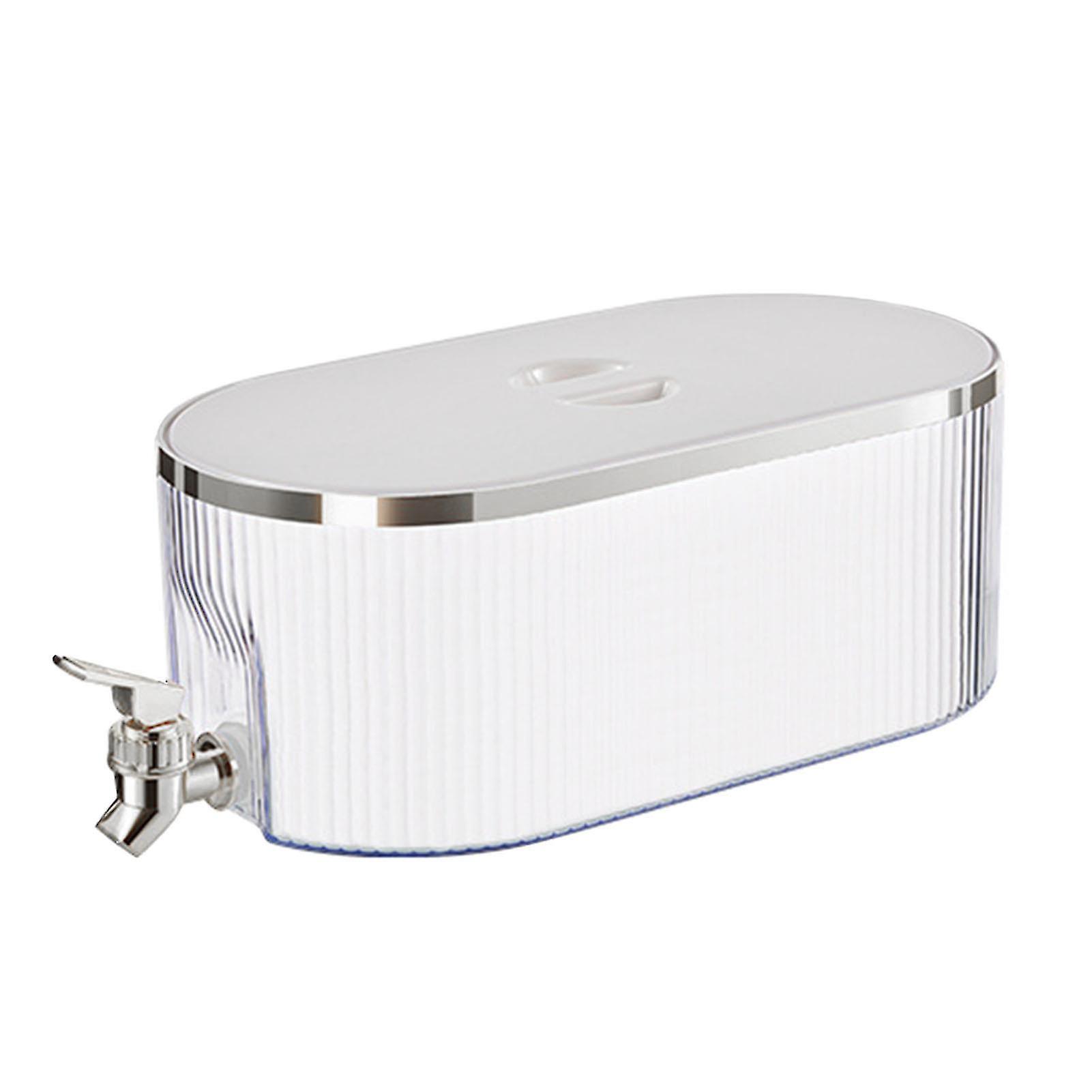 5L Beverage Dispenser PP Large Opening Good Sealing Temperature Resistant Cold Drink Kettle for Juice Water Iced Tea Lemonade