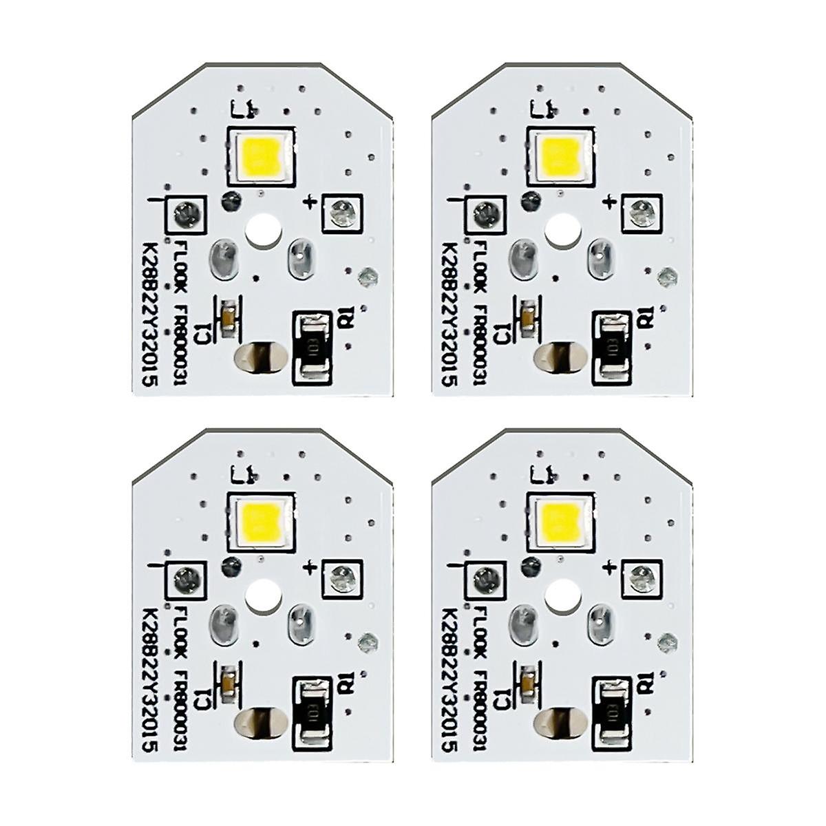 4Pcs WR55X25754 Refrigerator LED Light Board for Refrigerator WR55X30602 WR55X26486 Replacement Rep