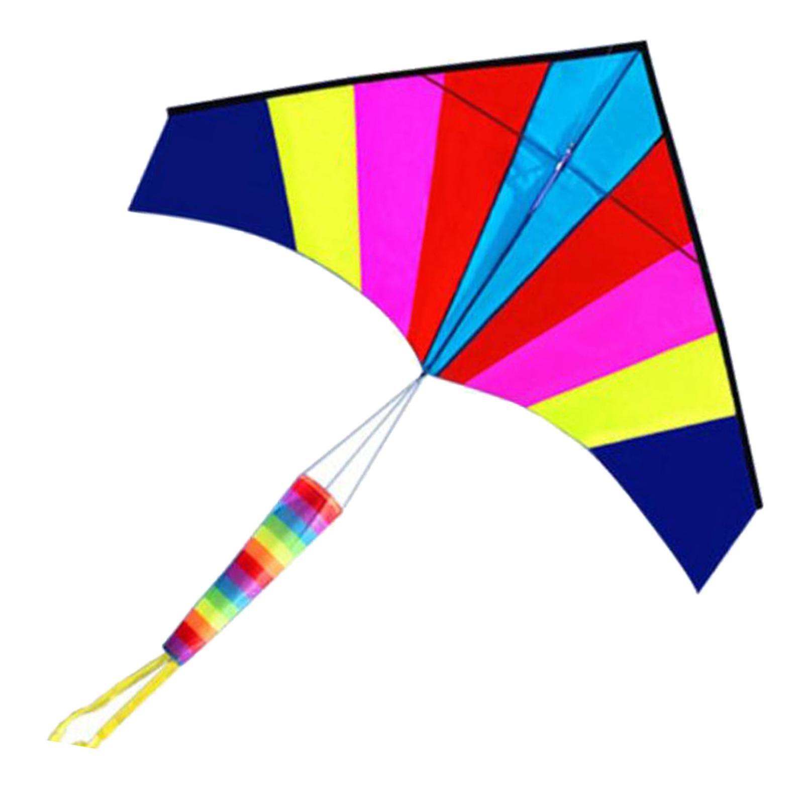Giant Delta Kite with String for Family Trips Games Teenagers